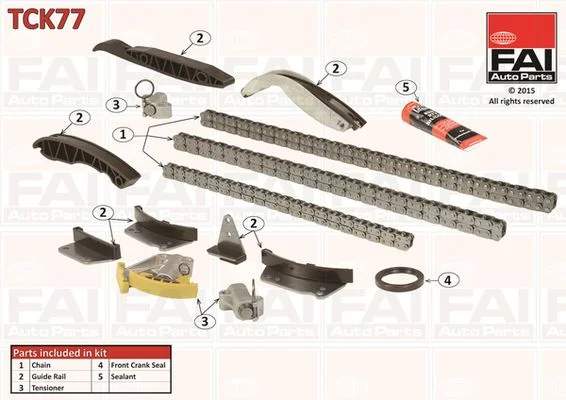 Komplet zobate verige FAI AutoParts TCK77