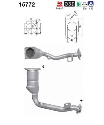 Catalytic Converter AS 15772