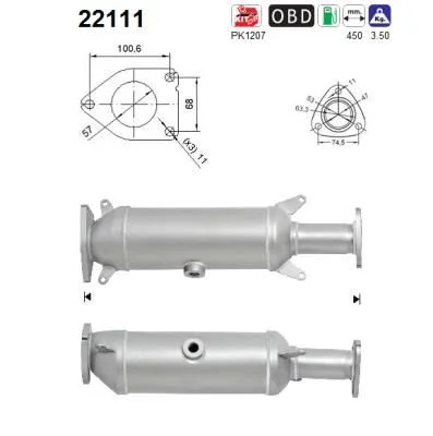 Katalizatoriaus keitiklis AS 22111