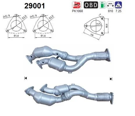 Katalitični pretvornik AS 29001