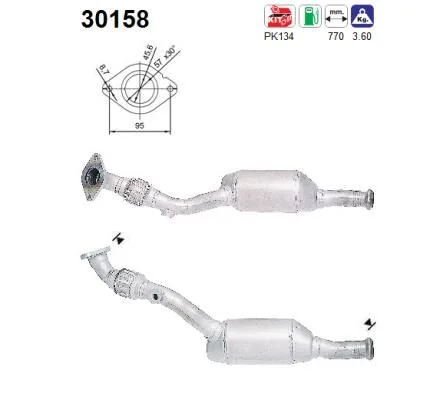 Catalytic Converter AS 30158