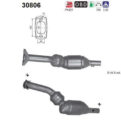 Katalitični pretvornik AS 30806