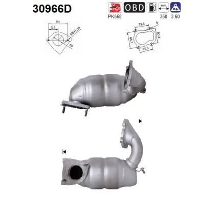 Katalitični pretvornik AS 30966D