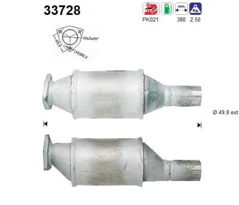Katalitični pretvornik AS 33728