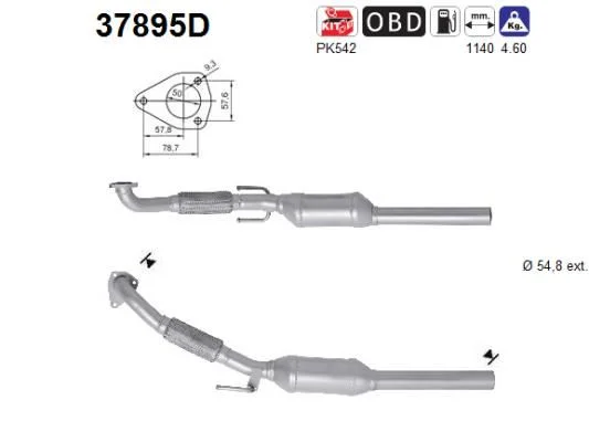 Catalytic Converter AS 37895D