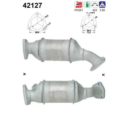 Catalytic Converter AS 42127