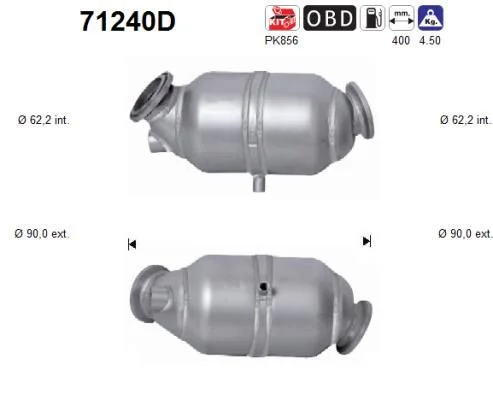 Katalitični pretvornik AS 71240D
