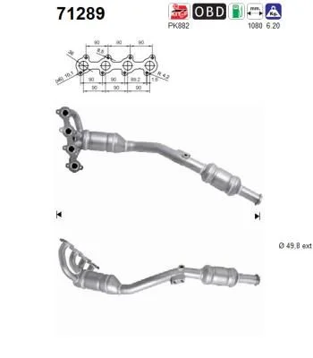 Catalytic Converter AS 71289