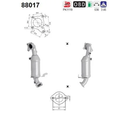Catalytic Converter AS 88017