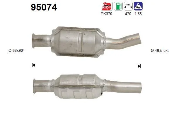 Catalytic Converter AS 95074