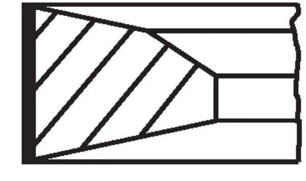 Komplet batnih obročev MAHLE 001 RS 11119 0N0