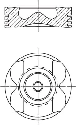 Piston MAHLE 004 57 00