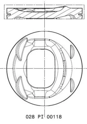 Piston MAHLE 028PI00118001