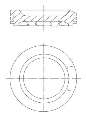 Piston MAHLE 0330402