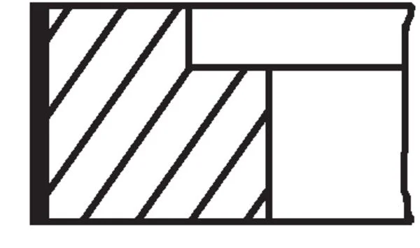 Komplet batnih obročev MAHLE 03490N0