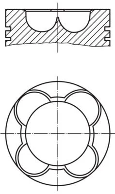 Piston MAHLE 227 PI 00 141 000