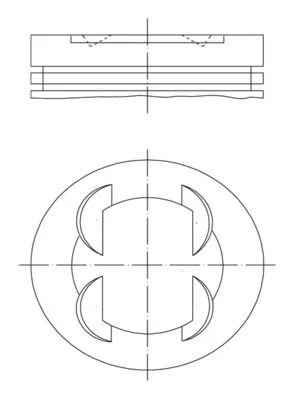 Piston MAHLE 681PI00109000