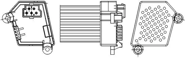 Regulator, notranji ventilator MAHLE ABR33000S