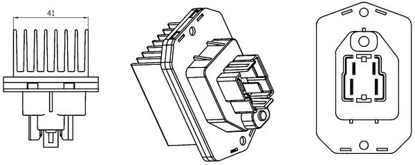 Regulator, notranji ventilator MAHLE ABR76000S