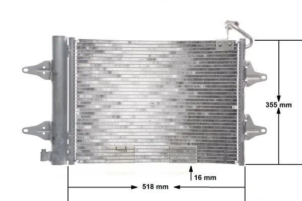 Condenser, air conditioning MAHLE AC 359 000S