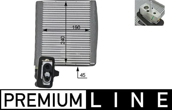 Izparilnik, klimatska naprava MAHLE AE119000P