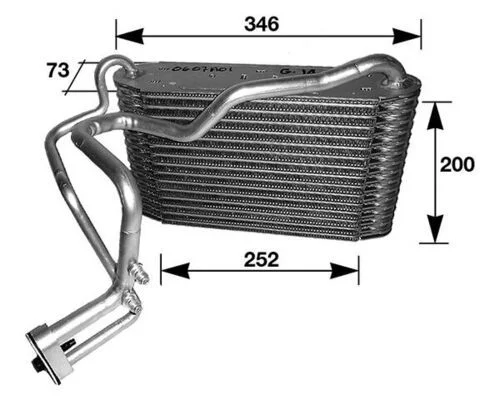 Izparilnik, klimatska naprava MAHLE AE33000S