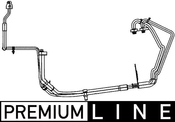 High/Low-pressure Line, air conditioning MAHLE AP109000P