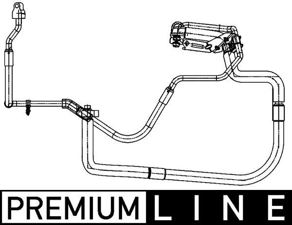 High/Low-pressure Line, air conditioning MAHLE AP110000P