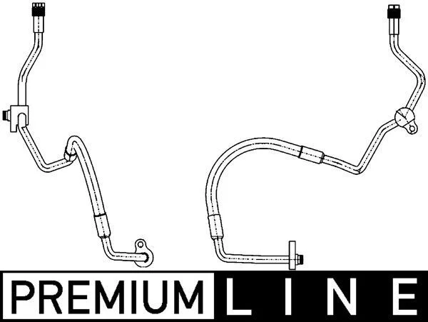High-pressure Line, air conditioning MAHLE AP 118 000P