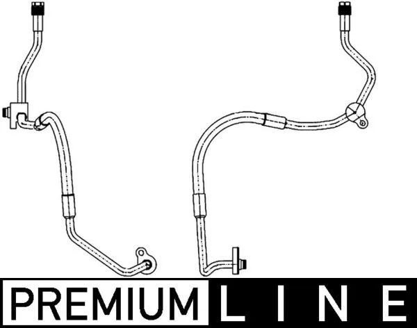 High-pressure Line, air conditioning MAHLE AP119000P