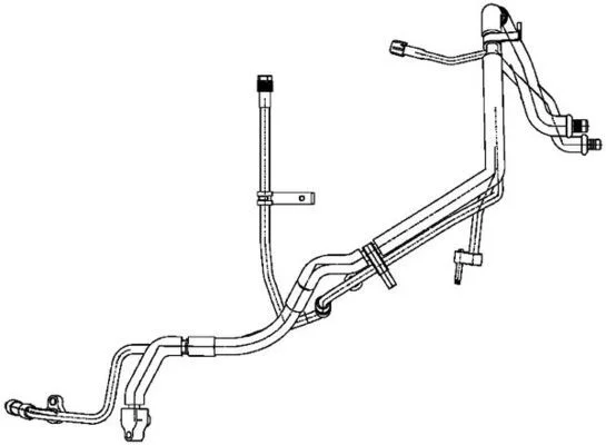 High/Low-pressure Line, air conditioning MAHLE AP135000P