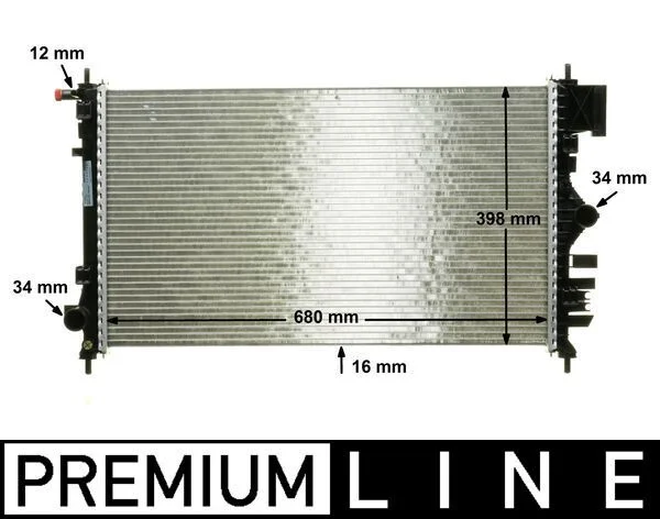 Hladilnik, hlajenje motorja MAHLE CR 1097 000P