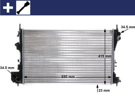 Hladilnik, hlajenje motorja MAHLE CR 40 000S