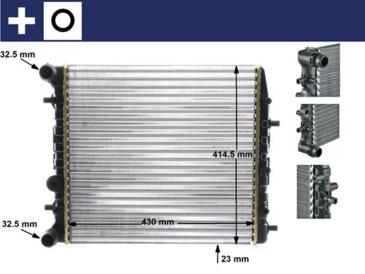 Hladilnik, hlajenje motorja MAHLE CR 454 000S