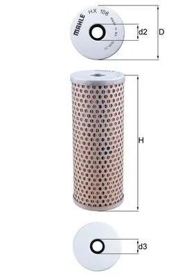 Hidravlični filter, krmiljenje MAHLE HX108