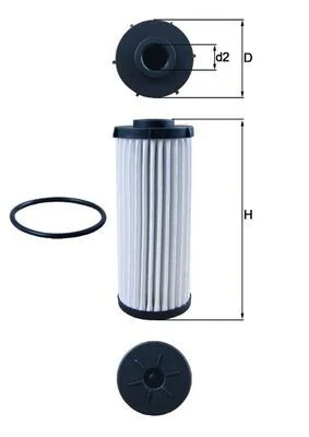 Hidravlični filter, avtomatski menjalnik MAHLE HX139D