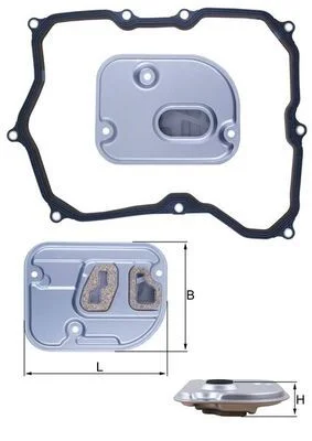 Hidravlični filter, avtomatski menjalnik MAHLE HX236D