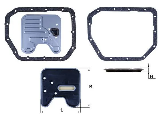 Hydraulic Filter, automatic transmission MAHLE HX246D