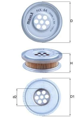 Hidravlični filter, krmiljenje MAHLE HX44