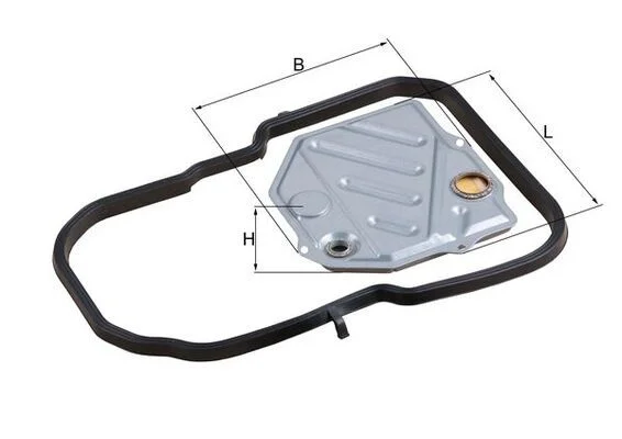 Hidravlični filter, avtomatski menjalnik MAHLE HX46D2