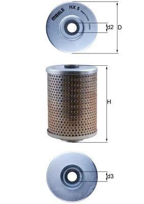 Hidravlični filter, krmiljenje MAHLE HX5