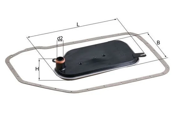 Hidravlični filter, avtomatski menjalnik MAHLE HX84D