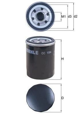 7 MAHLE OC194