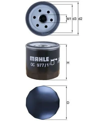 Oil Filter MAHLE OC 977/1