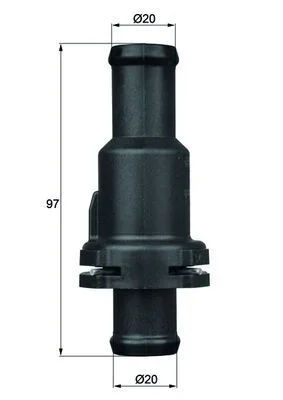 Thermostat, coolant MAHLE TH 5 80