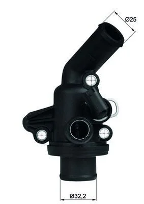 Thermostat, coolant MAHLE TI 11 87