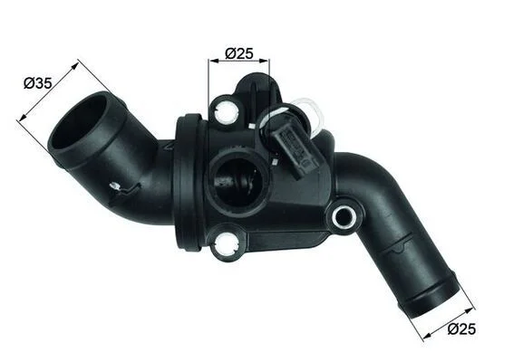 Thermostat, coolant MAHLE TI 14 87