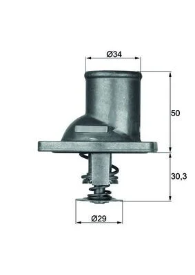 Thermostat, coolant MAHLE TI 1 92
