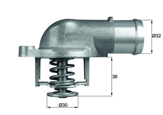 Thermostat, coolant MAHLE TI 212 87 D