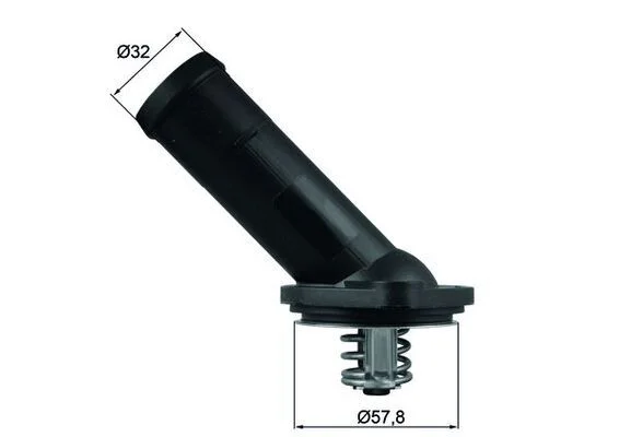 Thermostat, coolant MAHLE TI 225 92 D